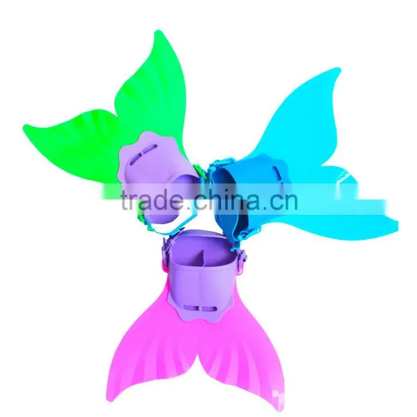 Girls Princess Costume Swimmable Mermaid Tail With Monofin photo-5