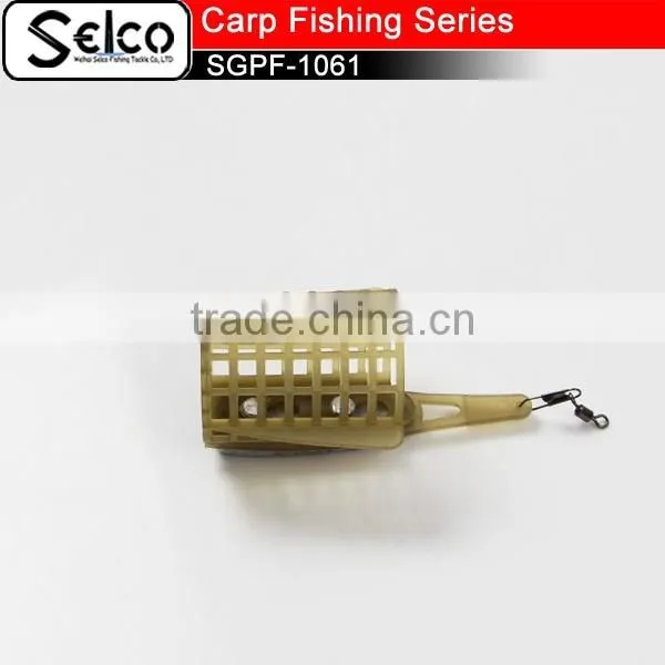 Plastic Mesh Fishing Cage Feeder With Terminal Swivel Snap photo-4