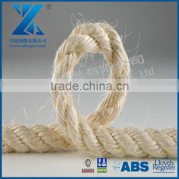 XLROPE Natural Fiber Rope 3strand 28mm Manila/Sisal Rope photo-5