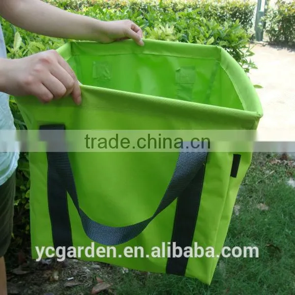 Printed Flowers Leaves Pop up Bag Garden Bag Waste Bag Manufacturer photo-2