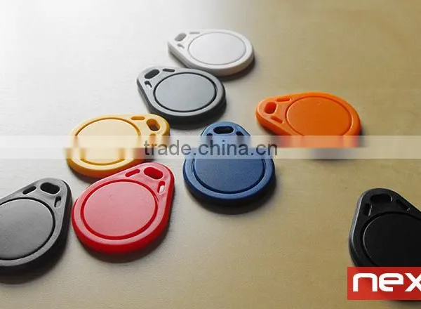 Leather Keytag/ RFID Keyfob With Round Metal Chain photo-6