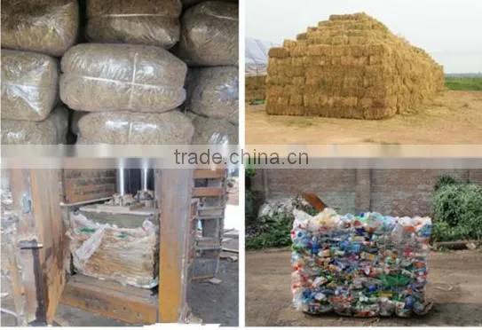 High Efficiency Hydraulic Sawdust Baler Machine photo-2