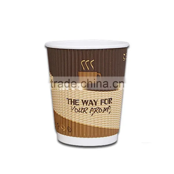 Doubled-walled Kraft Paper Material Insulated Disposable Coffee Cups photo-4