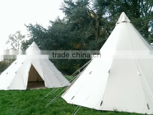 Waterproof Luxury Camping Tent Canvas Camping Teepee Tent photo-4