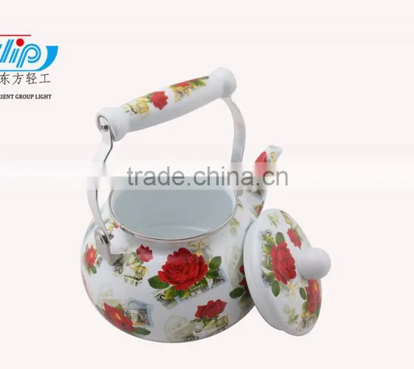 ENAMEL KETTLE FLAT 2.5L photo-2