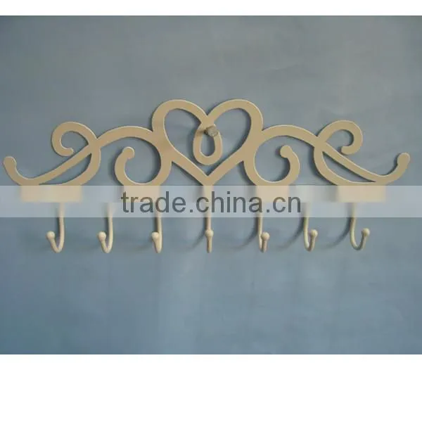Shabby Chic Decorative Wrought Iron Wall Hook