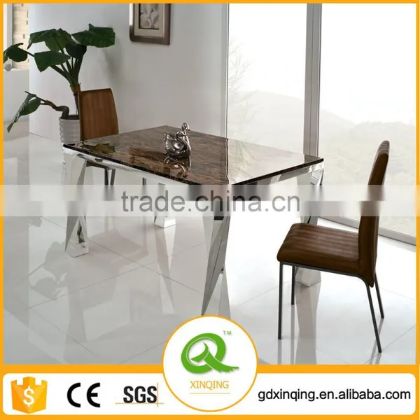 Kitchen Table and Chair Sets Marble Inlay Dining Table TH308