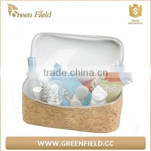 Eco Friendly Cork Cosmetic Bag,unique Natural Cork Cosmetic Makeup Bag photo-2