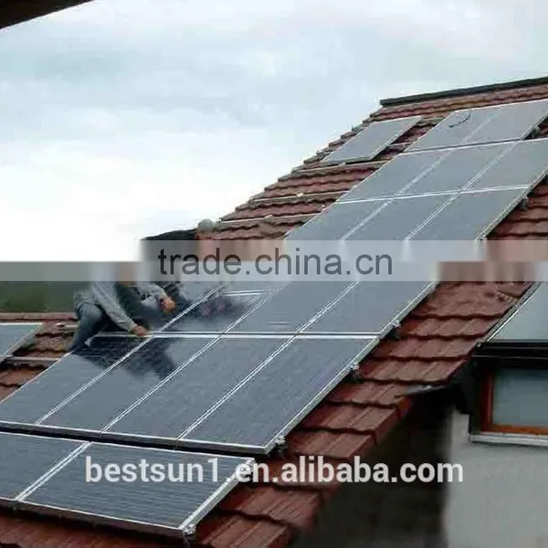 2014 New Design!!! Manufacturer Ground or Rooftop Mounting 2000w Home Use Easy Installed Solar Mounting System photo-6