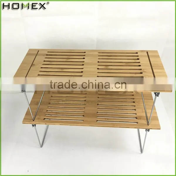 Bamboo Dish Drying Rack Towel Rack Homex-BSCI Factory photo-2