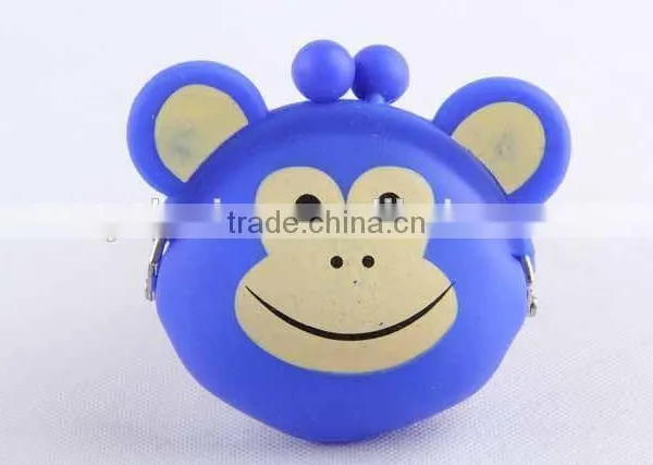 Monkey Design Silicone Purse/ Coin Purse photo-2