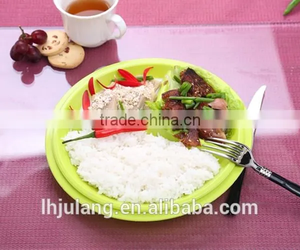 2017 Microwave Safe Plastic Dinner Plate With Diswasher/portion Control Plate photo-2