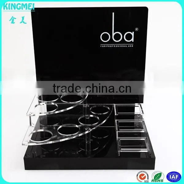 Pop Pink Acrylic Cosmetic Stands Display With Led Lighting Box,cosmetic Display Stand photo-6