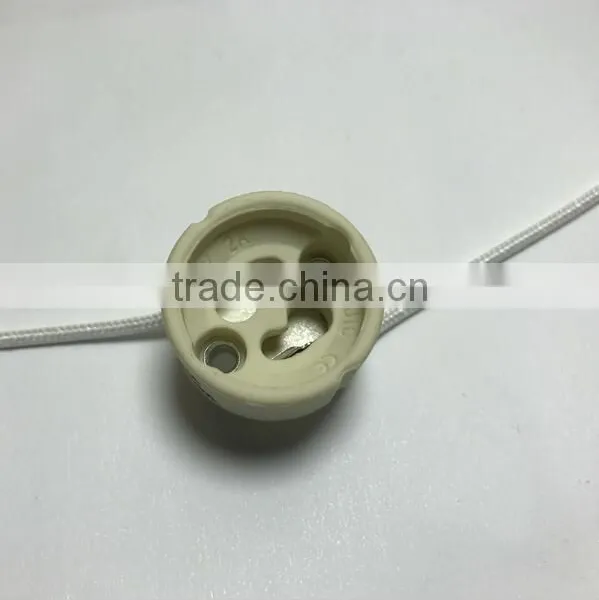 Plastic Rear Cover Porcelain GU10 Lamp Holder photo-2