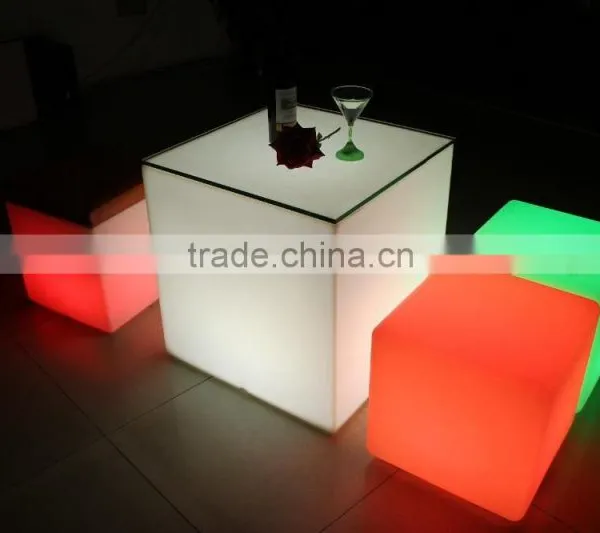 Led Bar Furniture,club Bar Table Chair/Led Cuboid Bar Table photo-6