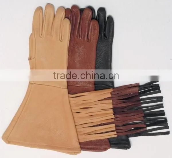 Yellow Gauntlet Gloves photo-3