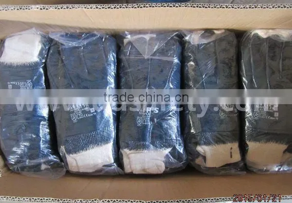 DDSAFETY Hot Sale Heavy Duty Oil Proof Nitrile Gloves With Jersey Liner photo-4