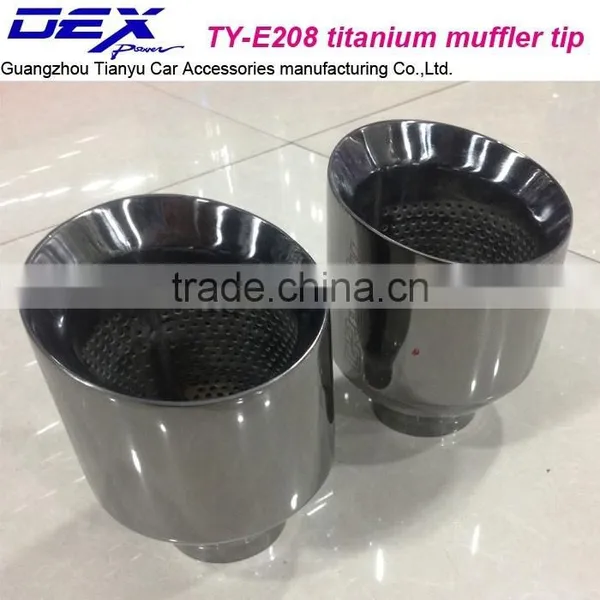 Auto Parts Tuning Universal Titanium Muffler Tip photo-2