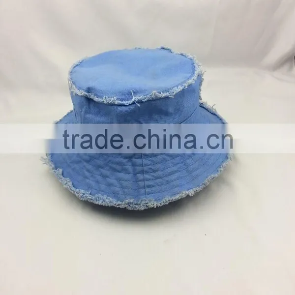 Bucket Hat / Cotton Polyester Denim Fabric Bucket Hat photo-6