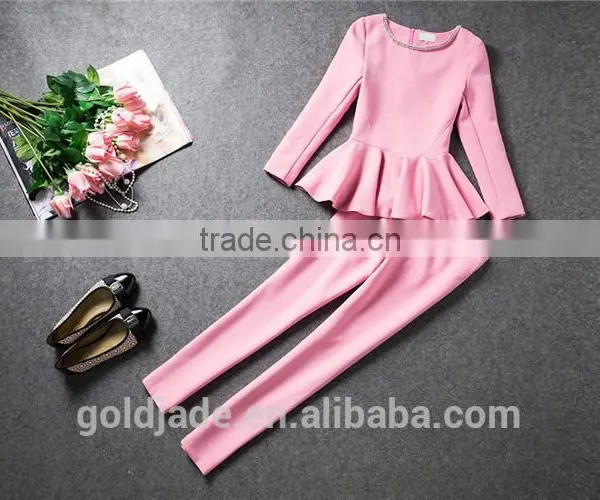 Modern Design Skirt Suit for Business Women Lady Girl photo-4