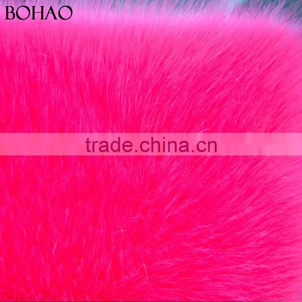 60mm Fur Height Smooth Soft Touching Knitted Textile Fake Fur Fabric photo-2