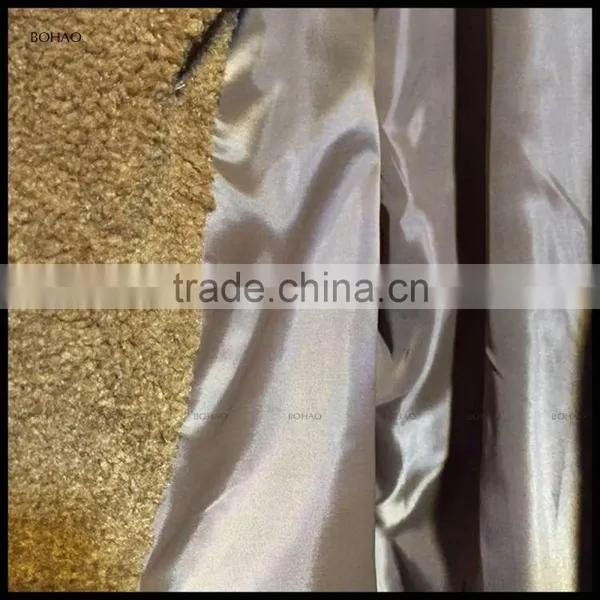 Comfortable Cheap High Quality Long Lamb Faux Skin Fur Coats photo-4
