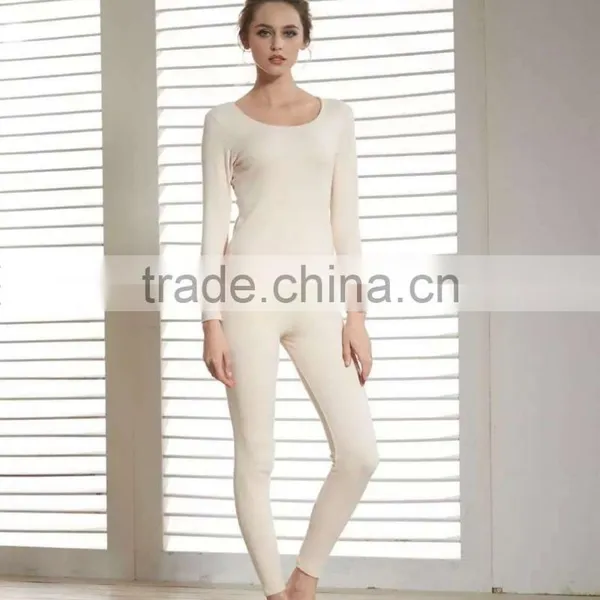 Woman Thermal Underwear Cotton Fabric 2015 Latest Design photo-4