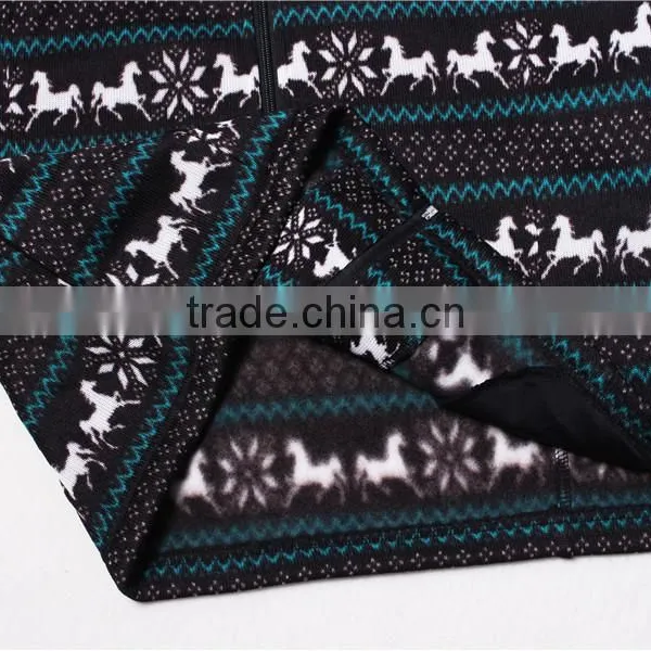 2016 Oem Service High Quality Style 100% Polyester Printing Men Polar Fleece Jacket photo-4