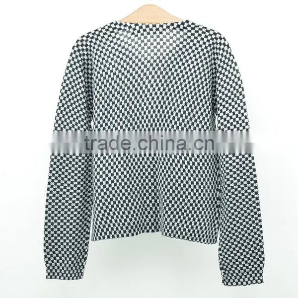 Print Cardigan Woolen Kids Knitted Sweater Designs for Children photo-2