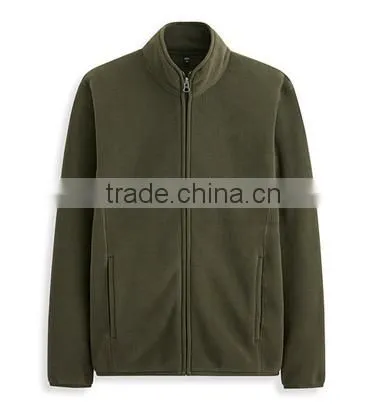 Men's Full Zip Jacket Active Windproof Men Custom Polar Fleece Jacket Wholesale Fleece Jacket photo-4