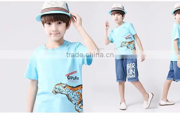 New Design t Shirt Boy, Comfortable Cotton t Shirt, Colorful Children Sublimation t Shirt photo-3