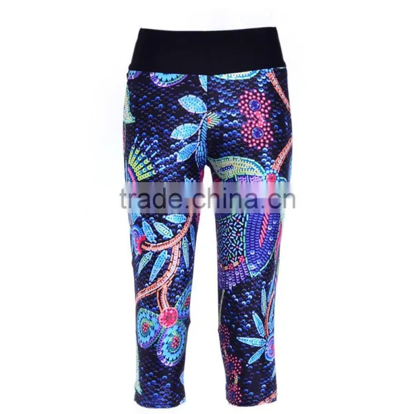 New Arrival Sports Compression Yoga Pants Women Leggings 2017 photo-2