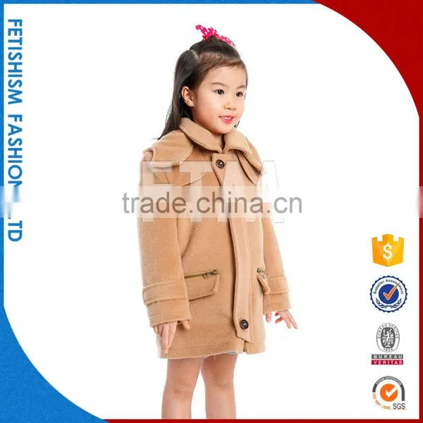 Best Price New Design Fashion Cotton Girls Frock Coat photo-2