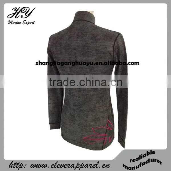 100% Superfine Merino Wool Middle Layer Fashion Women Jackets Jacquard Styles photo-2