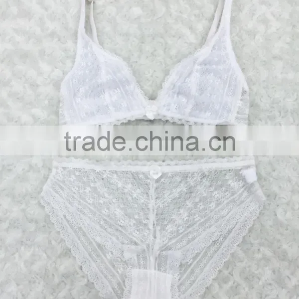 Ladies Excellent Embroidery Lace Charming Soft Sexy Bra Panty Set photo-6