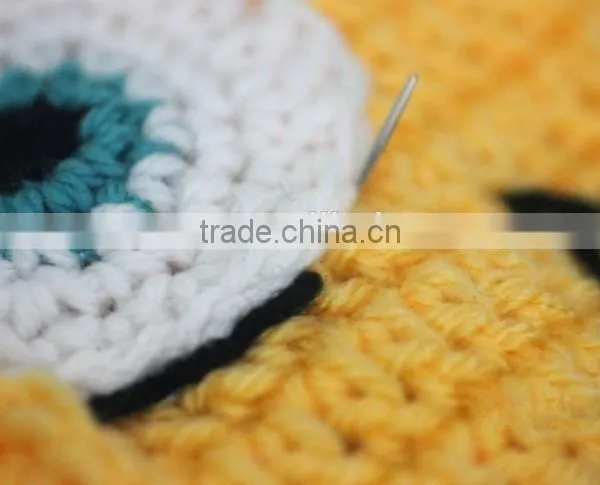 Knitted Crochet Square Spongebob Baby Hat photo-4