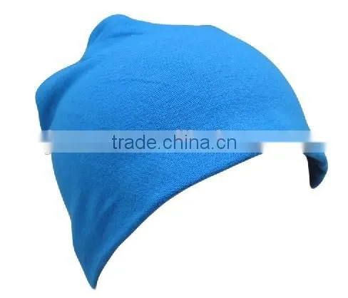 Unisex Sport Knit Stretch Jersey Cotton Beanie Hat photo-5