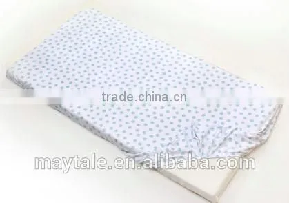 100% Cotton Percale Printed Fitted Cot Bed Sheet photo-2