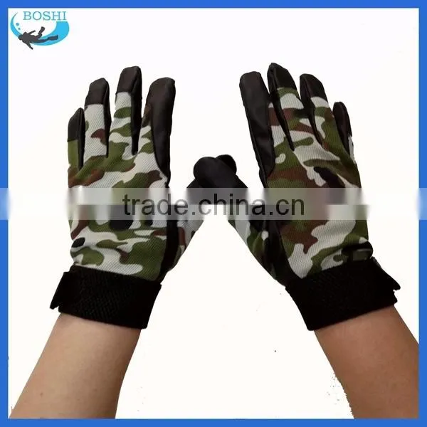 Leather Camo Fashion Sport Outdoor Gloves