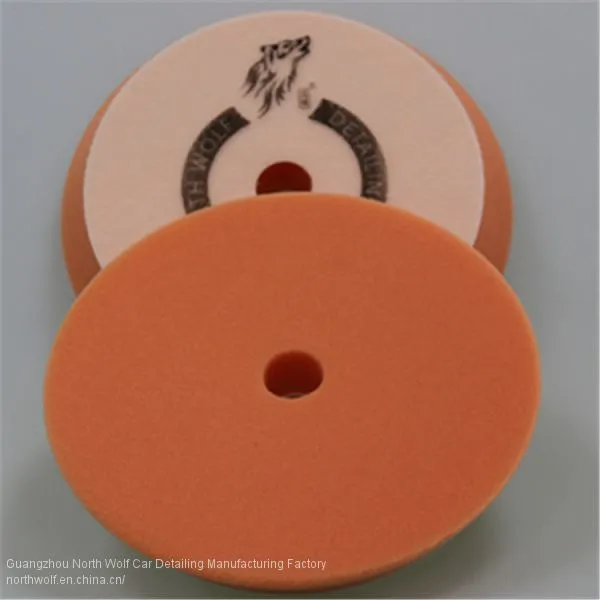 Buffing & Shine Sponge Foam Polishing Pads 6inch Orange Color photo-2