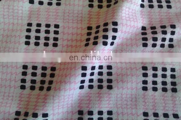 Shaoxing Winfar Fashionable Knitting Rayon Spandex Gird Print Lycra Fabric photo-2
