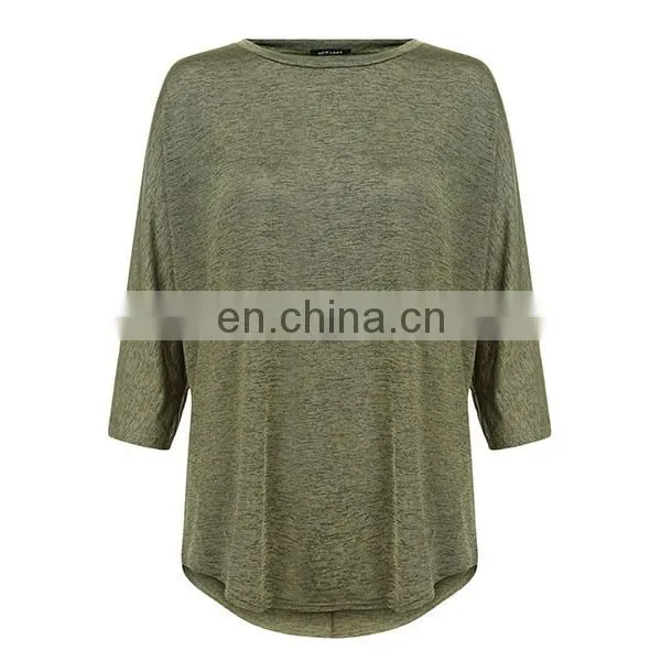 Autumn Apparel Women Clothes Long Sleeve Plus Size T Shirt Blank T-shirt photo-4