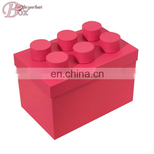 Paper Lego Colorful Chidrens Toy Storage Box photo-2