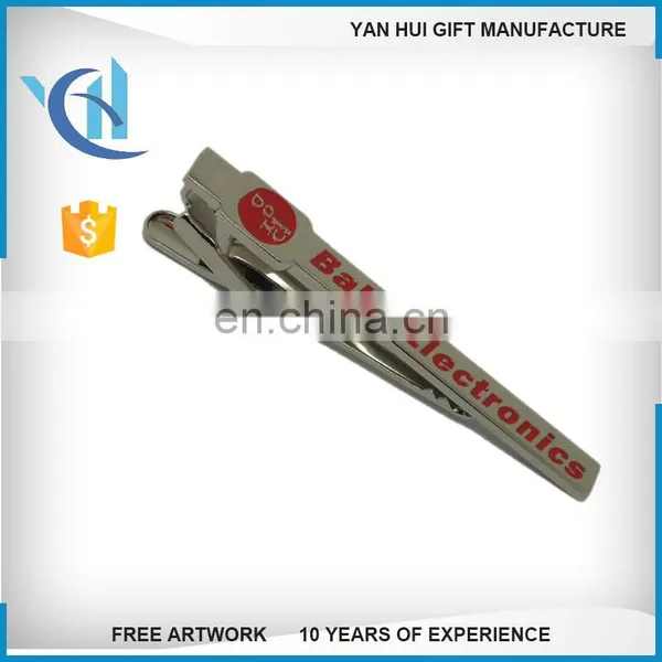 Fashion Hot Simple Red Baking Finish Blank Tie Clips Cheap Tie Bars Clip on Ties photo-4