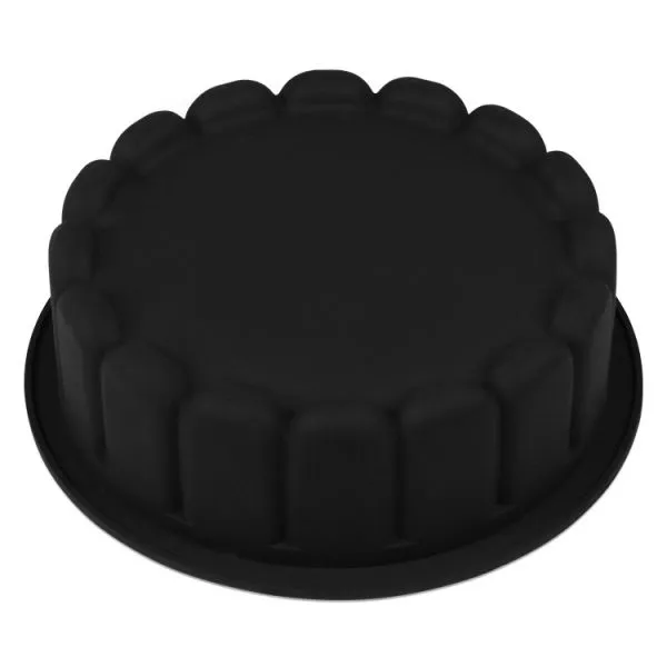 Free Sample Food Grade Heat Resistant Nontoxic Silicone Mousse Cake Friandises Pudding Baking Mold Tool Round Shape photo-2