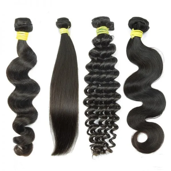KHH Factory Cuticle Aligned Tangled Free Unprocessed Raw Indian Body Wave Hair Bundles