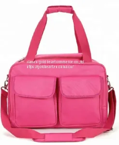 Fashion High Quality Pink Baby Helper Mummy Bag Baby Diaper Bag