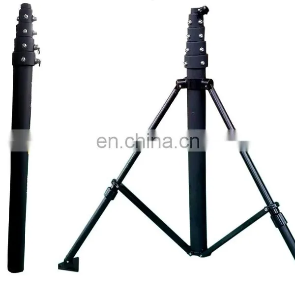 3m Mobile Lighting Pneumatic Telescopic Mast With Folding Tripod photo-2