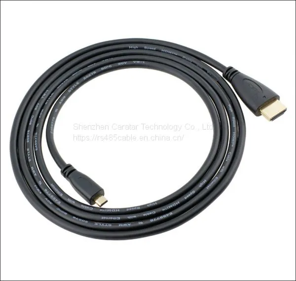 Micro HDMI to HDMI D-type HD Cable With 14+1 Pure Copper Core Line for PC/tablet/camera photo-5