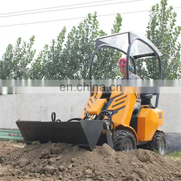 HYSOON Hy200 Mini Garden Tractor Loader With 4 Way Bucket photo-2